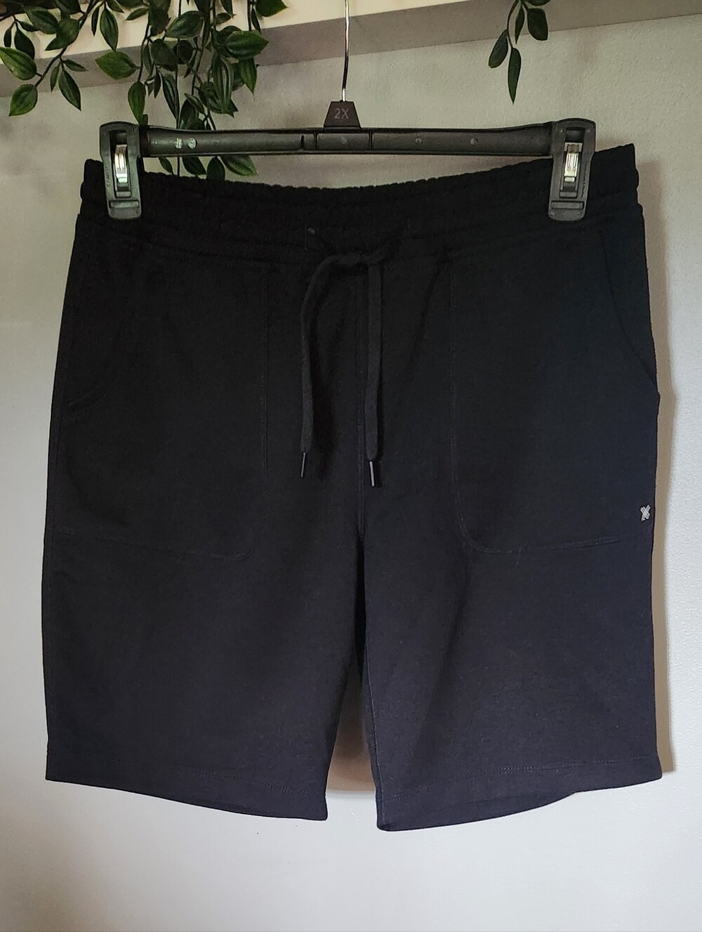 Kenneth Cole Black Athletic Drawstring Shorts